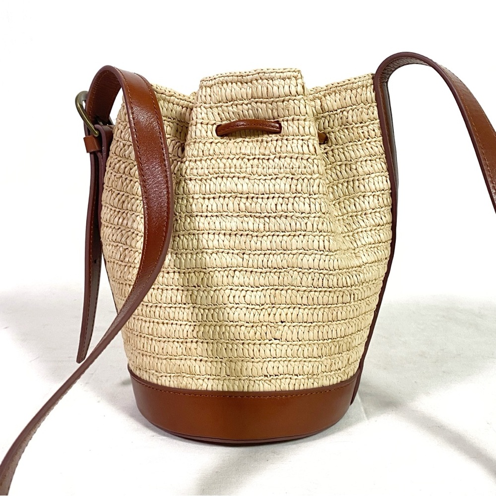 Sezane Mini Farrow Raphia Bag - Picture 5 of 9